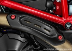 CNC Racing Alu - Schrauben Set Hitzeschutz Auspuff Ducati Hypermotard 821 & 939